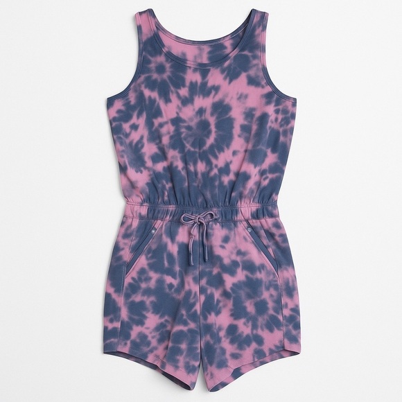 Athleta Other - Athleta Kids Tie-Dye On The Go Romper - Purple and Pink Size L (12)